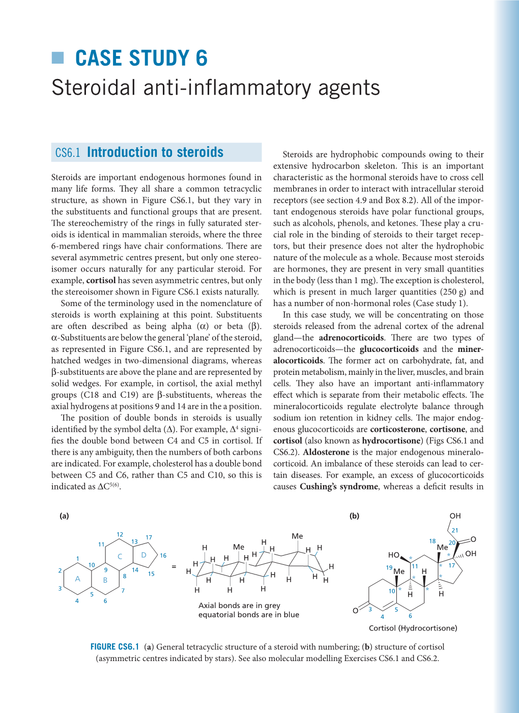 CASE STUDY 6 Steroidal Anti-Inflammatory Agents