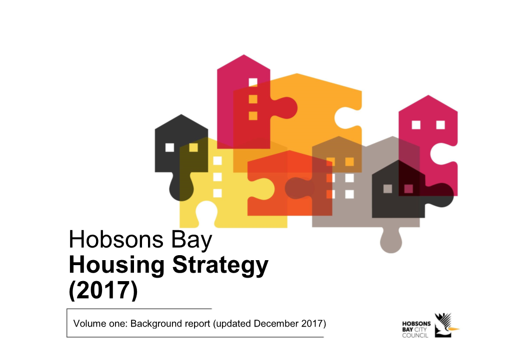 Hobsons Bay Housing Strategy (2017)