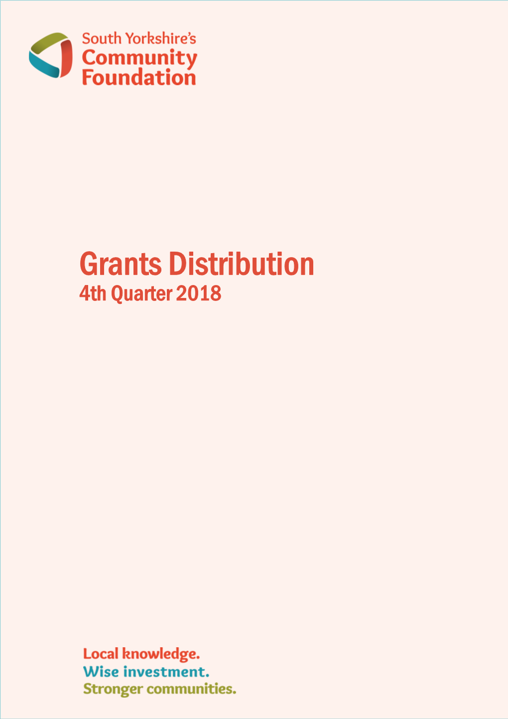 Grants Awarded 4Th Quarter 2018