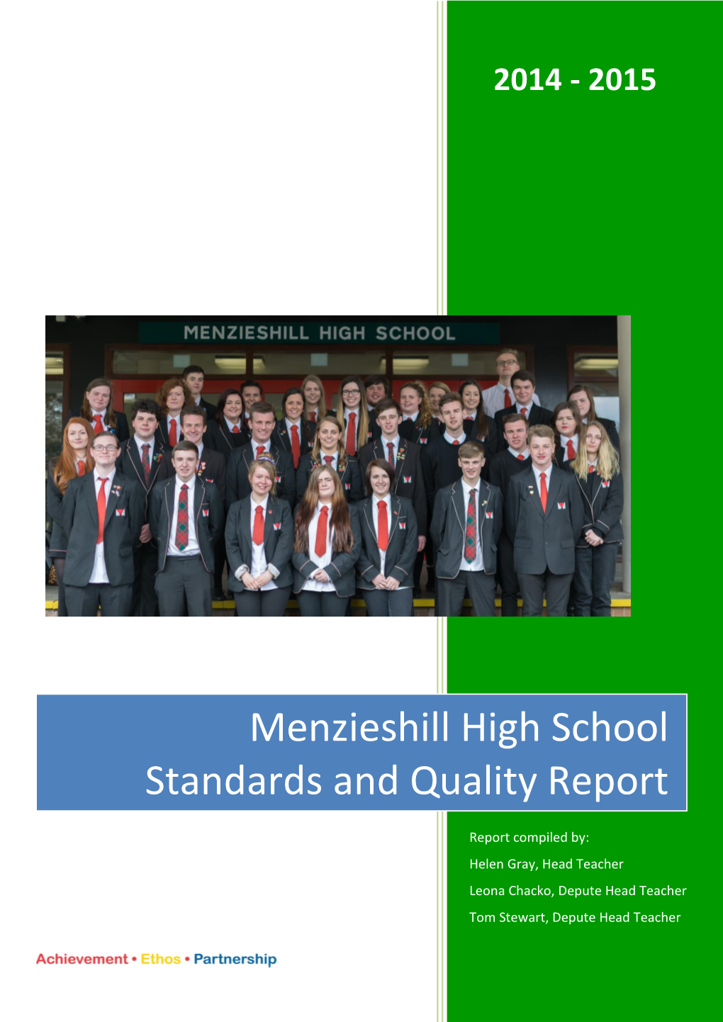 Menzieshill High School Standards and Quality Report