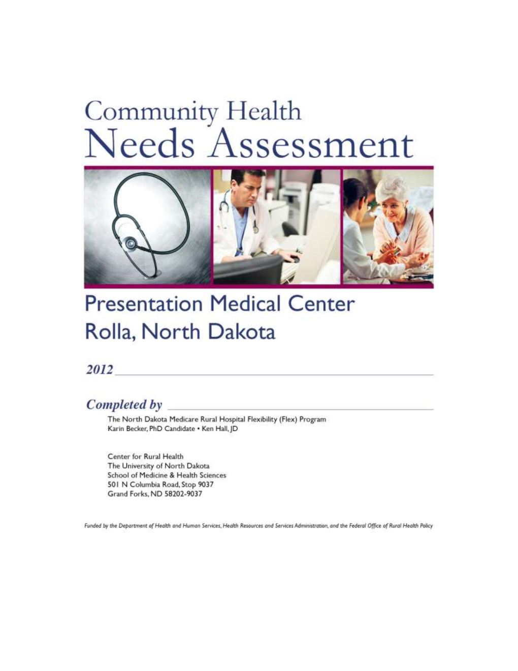 2013 Community Health Needs Assessment