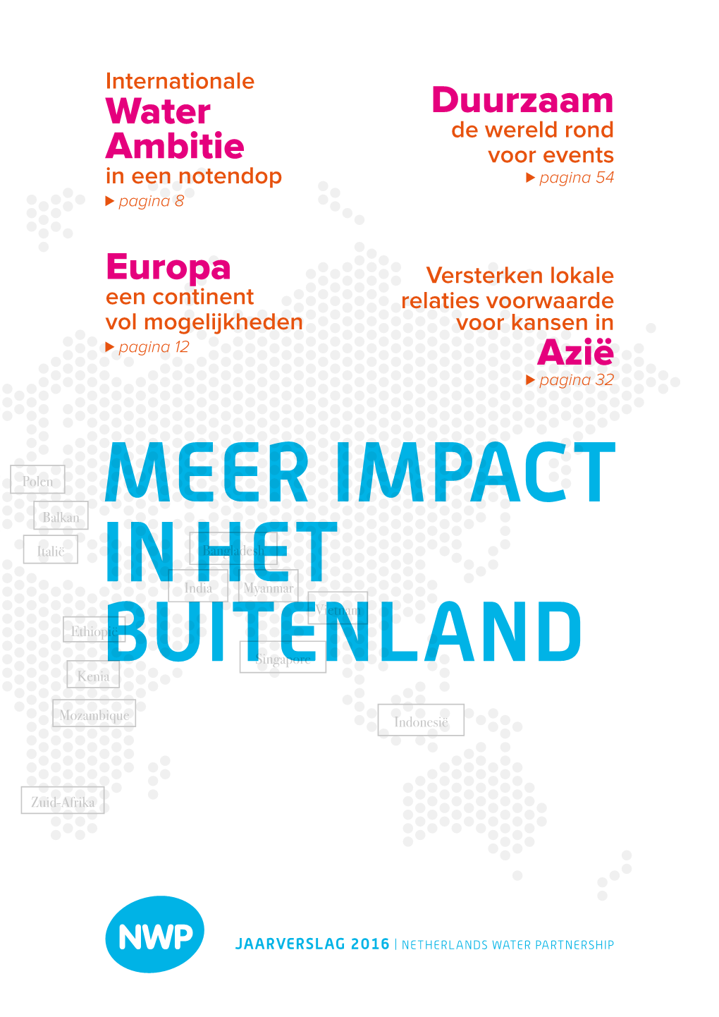 Water Ambitie Europa Azië Duurzaam