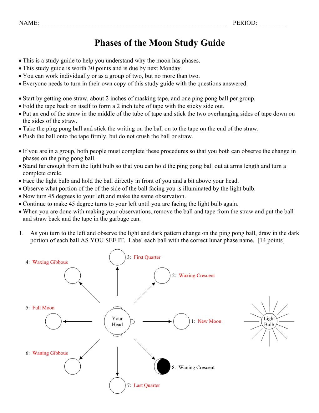 Earth S Seasons Important Points Note Taking Guide