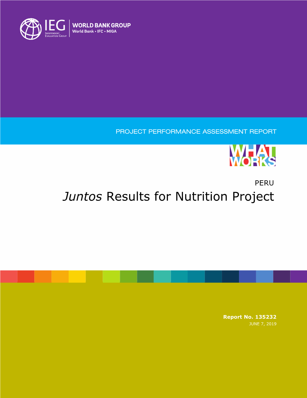 Peru: Juntos Results for Nutrition Project
