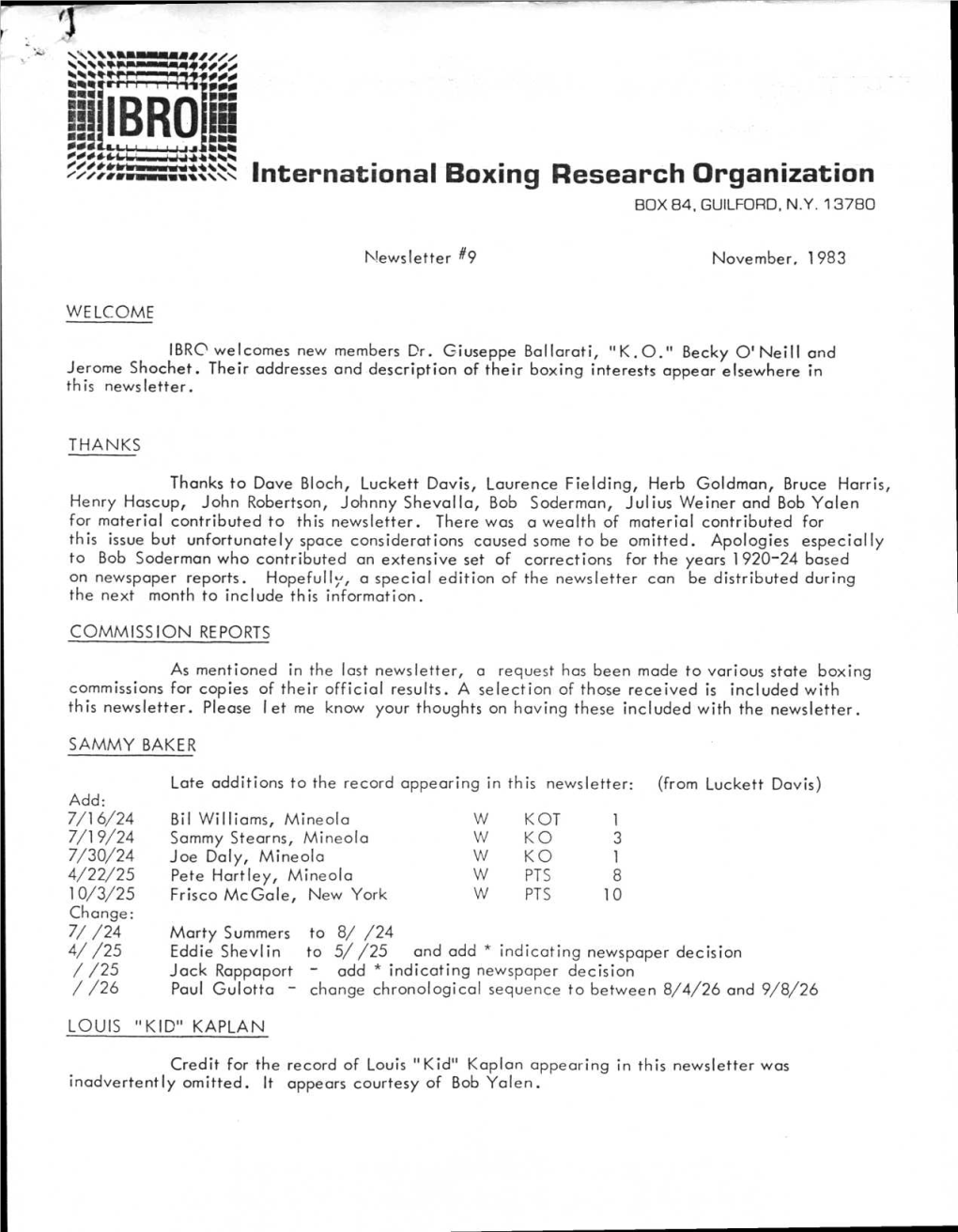 11R= %Zifii"Imuil=Ttn International Boxing Research Organization