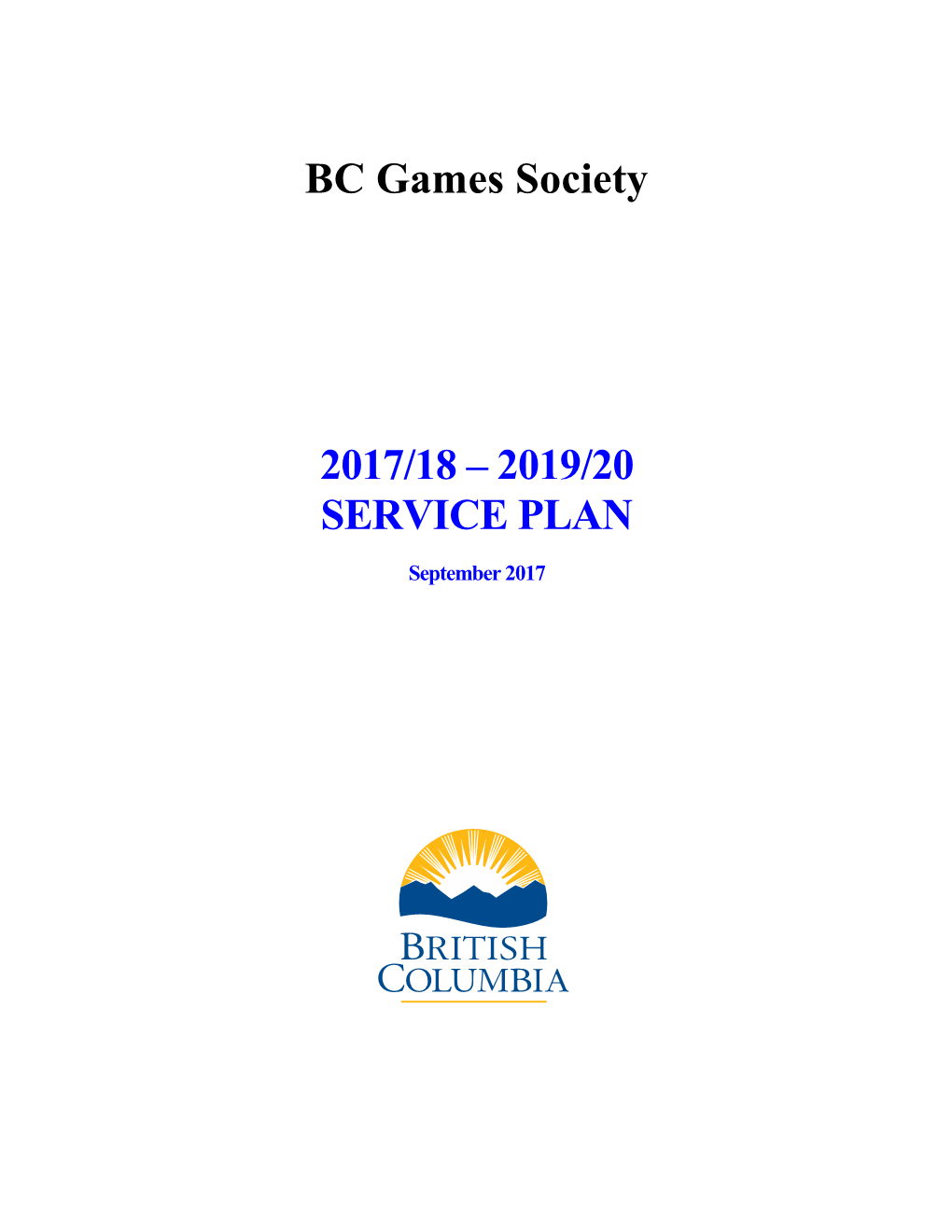 BC Games Society 2017/18