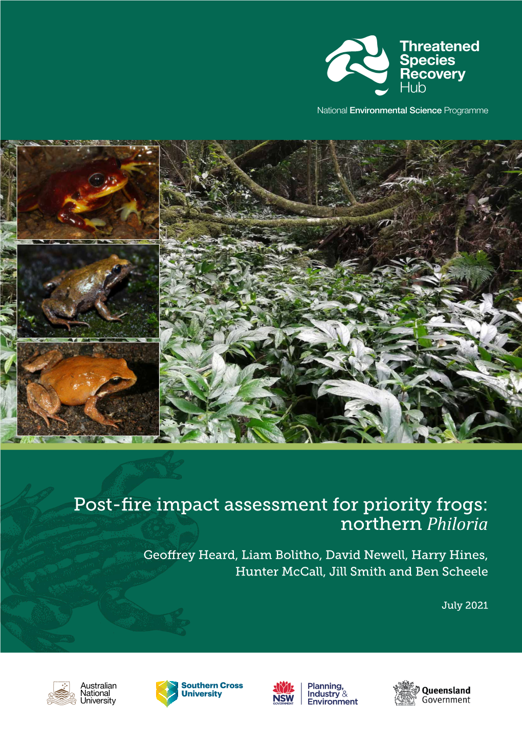 Post-Fire Impact Assessment for Priority Frogs: Northern Philoria