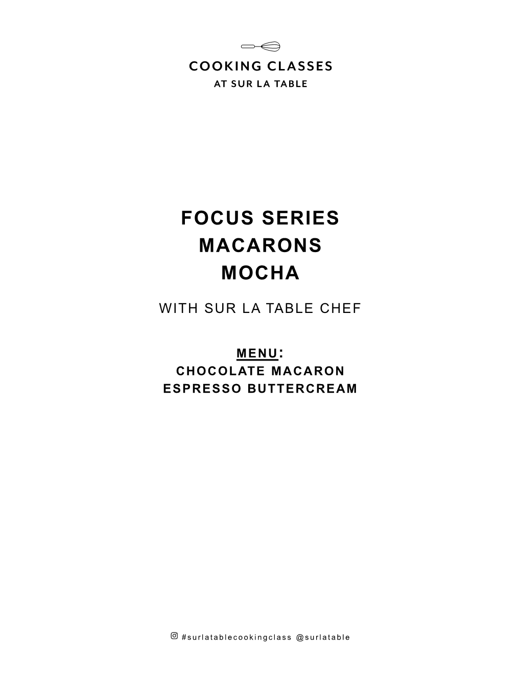 Focus Series Macarons Mocha