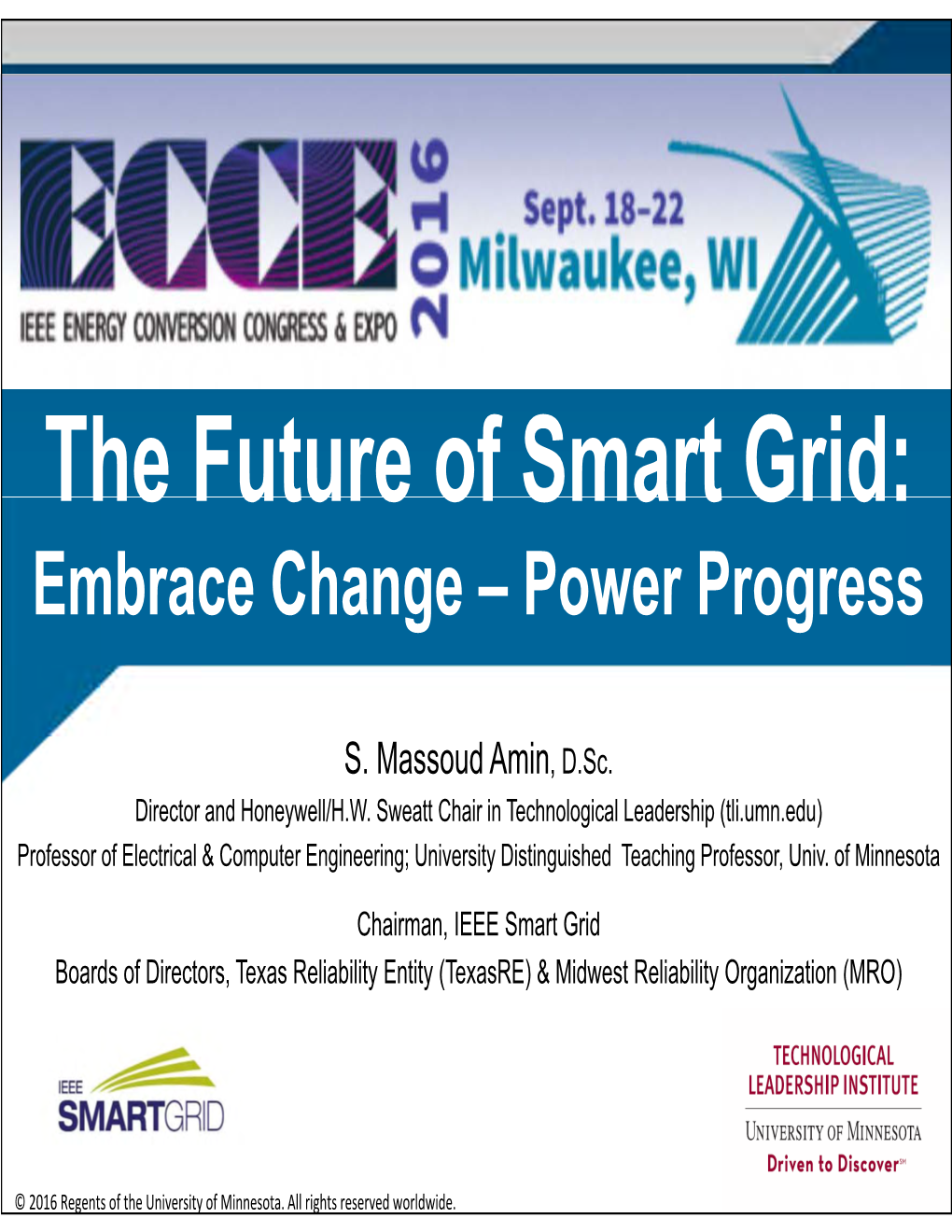 The Future of Smart Grid: Embrace Change – Power Progress
