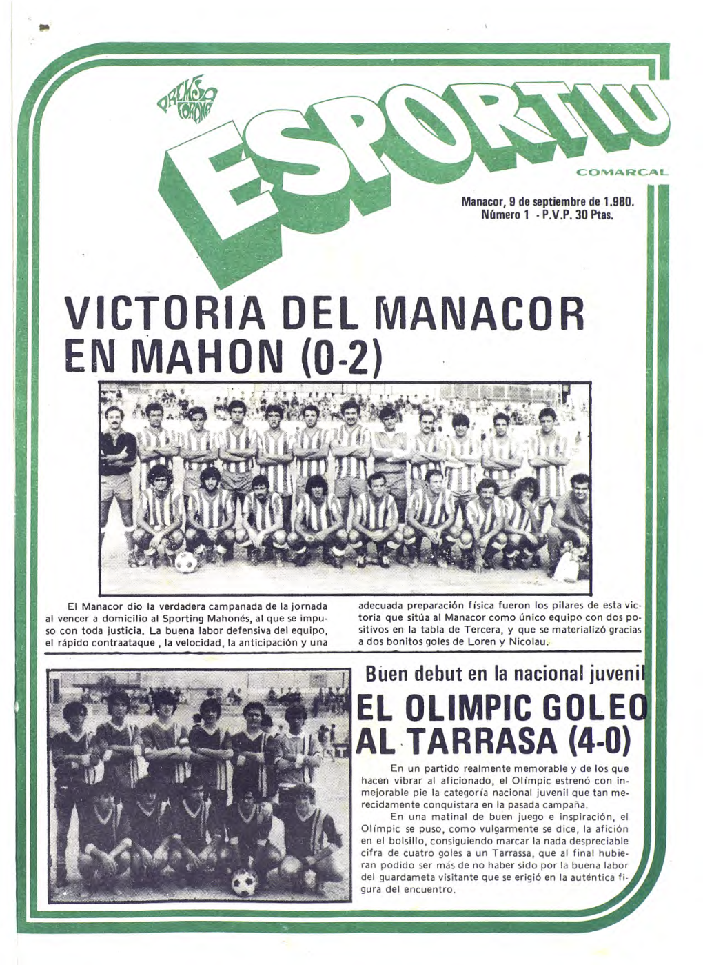 Victoria Del Manacor En Mahon (0-2)