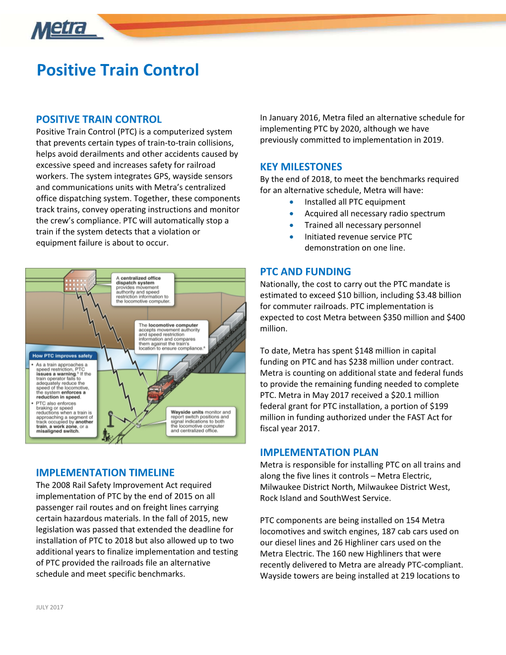 Positive Train Control