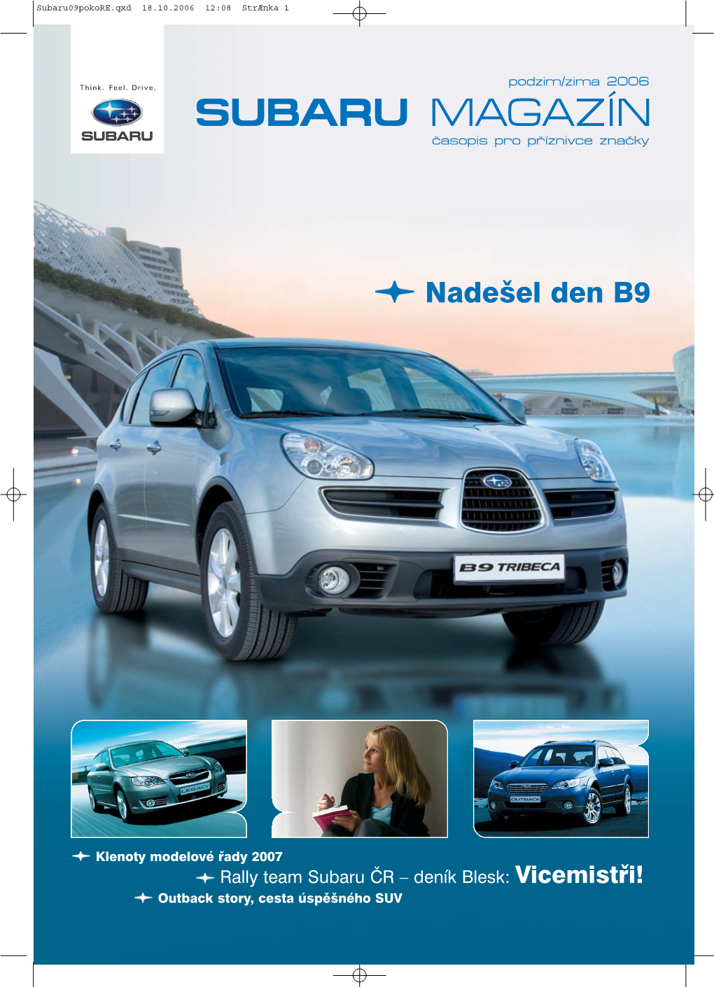 SUBARU MAGAZÍN Časopis Pro Příznivce Značky