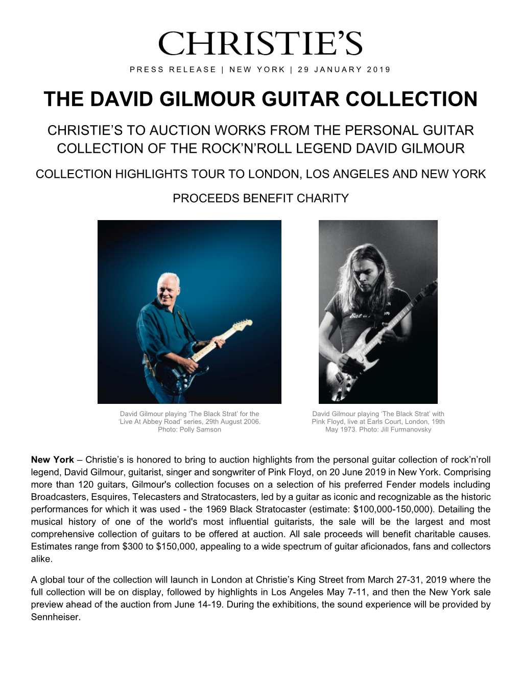 The David Gilmour Guitar Collection