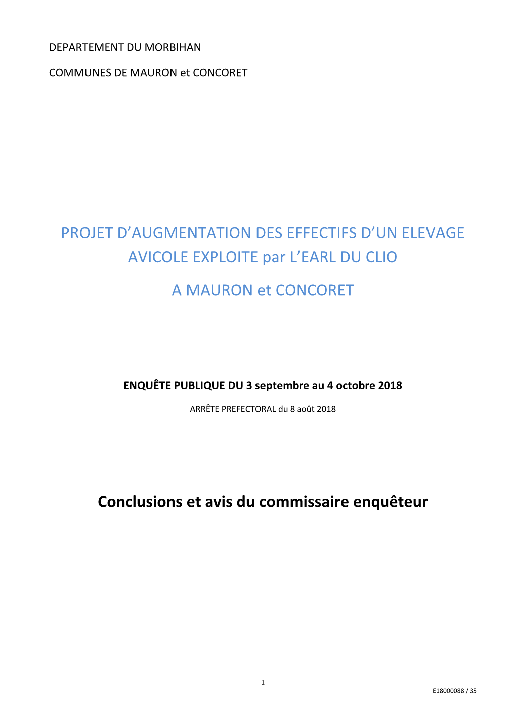 Projet D'augmentation Des Effectifs D'un Elevage