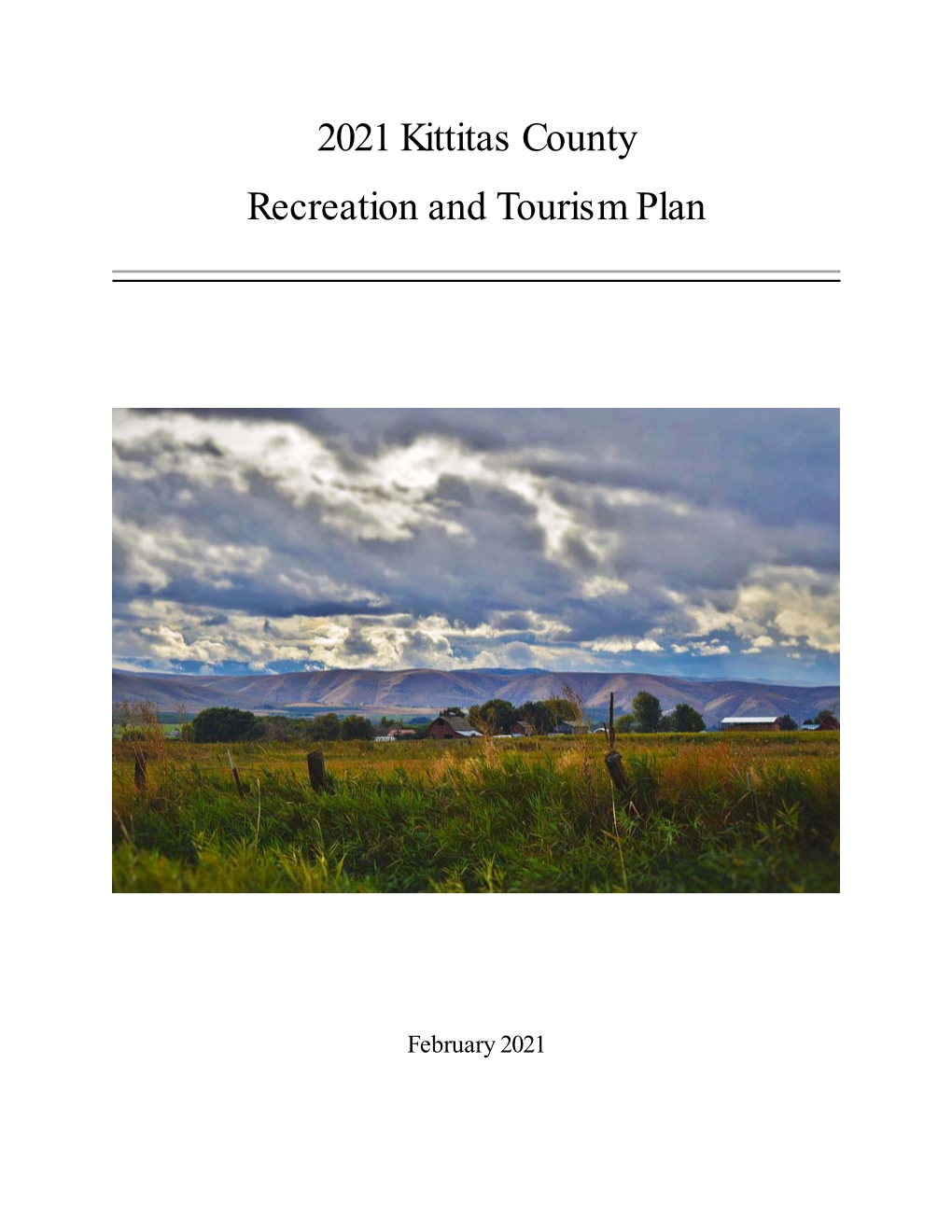 2021 Kittitas County Recreation and Tourism Plan