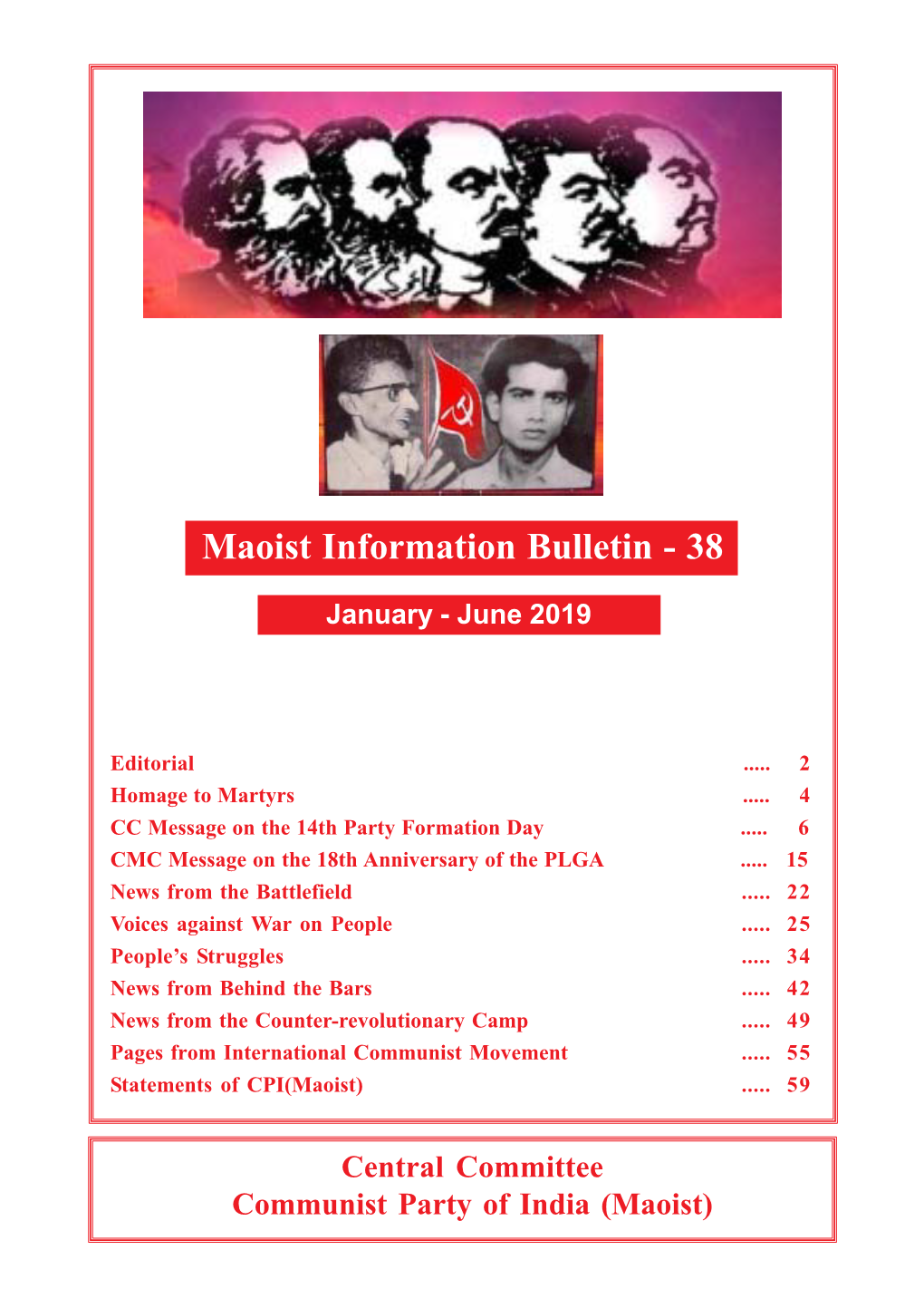 Maoist Information Bulletin - 38