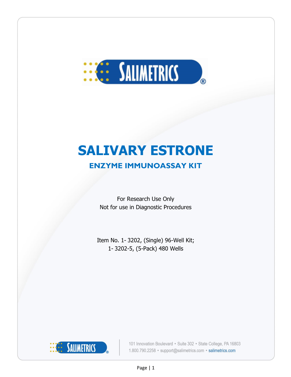 Estrone Enzyme Immunoassay Kit