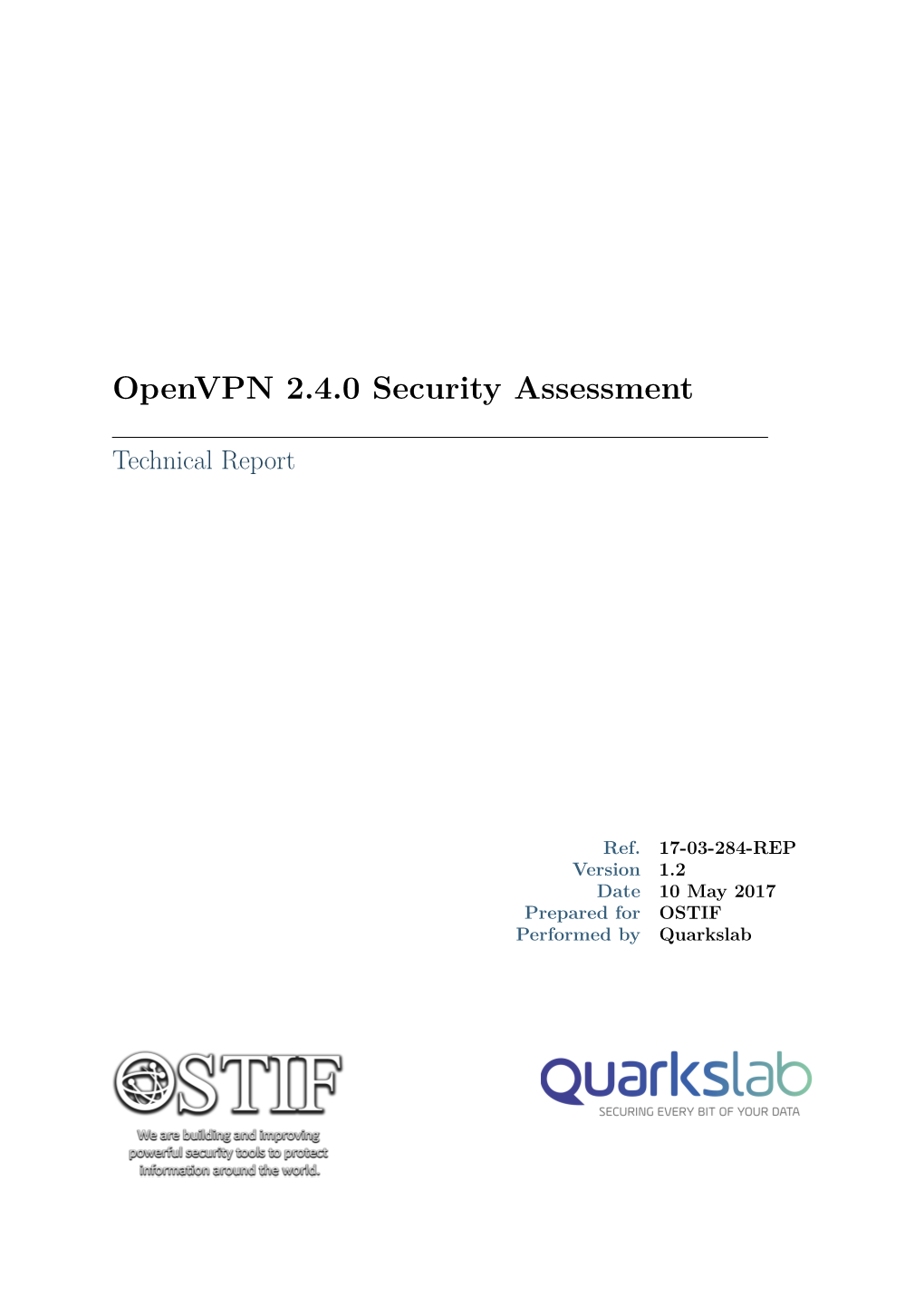 Openvpn 2.4.0 Security Assessment