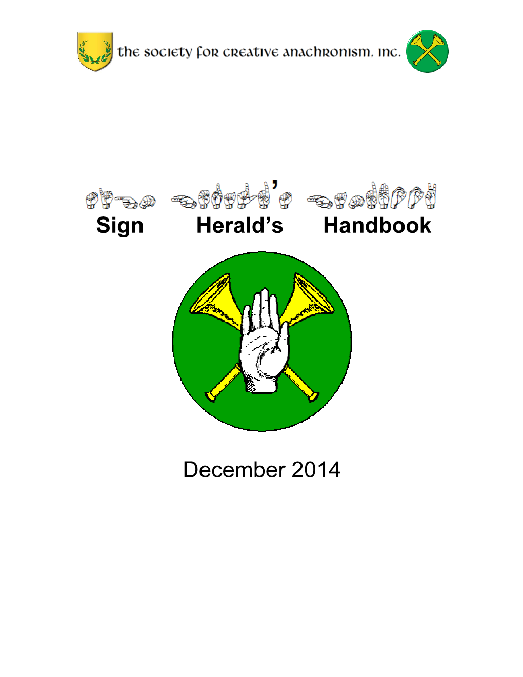 Sign Herald's Handbook