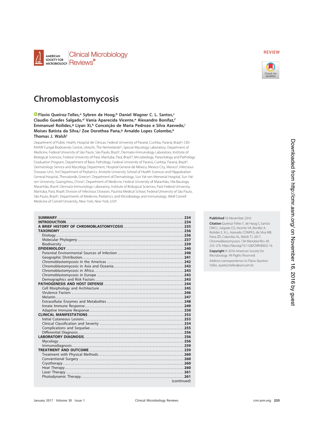 Chromoblastomycosis