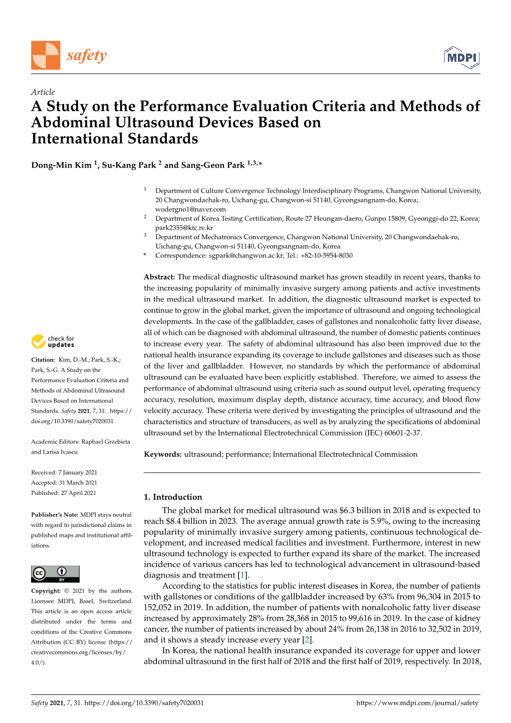 A Study on the Performance Evaluation Criteria and Methods of Abdominal Ultrasound Devices Based on International Standards