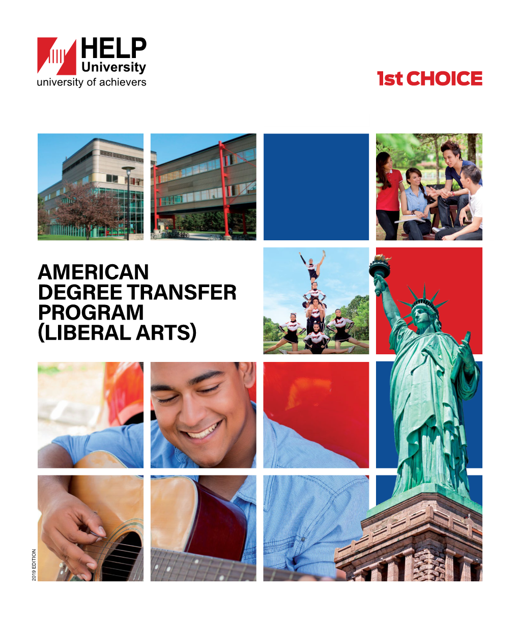 American Degree Transfer Program (Liberal Arts) Kpt/Jps (R/210/6/0015) (A6717) 02/20