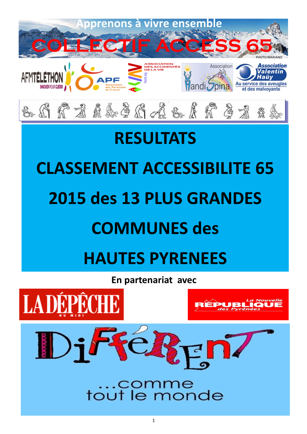 Collectif Access 65 Resultats Classement