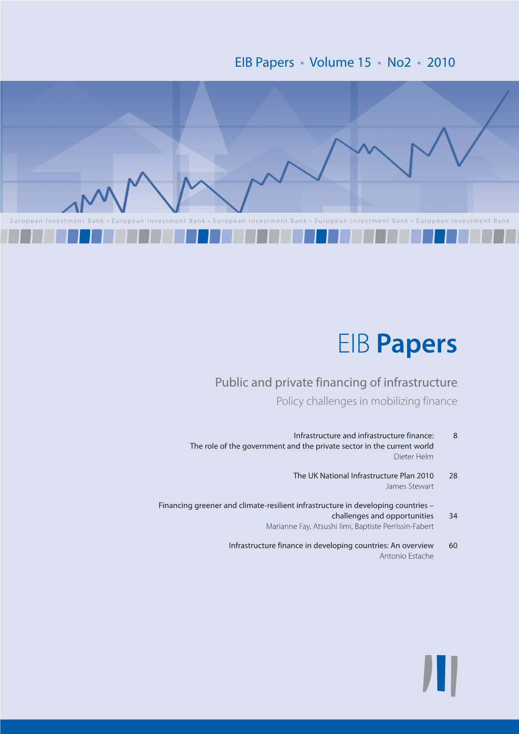 Public and Private Financing of Infrastructure