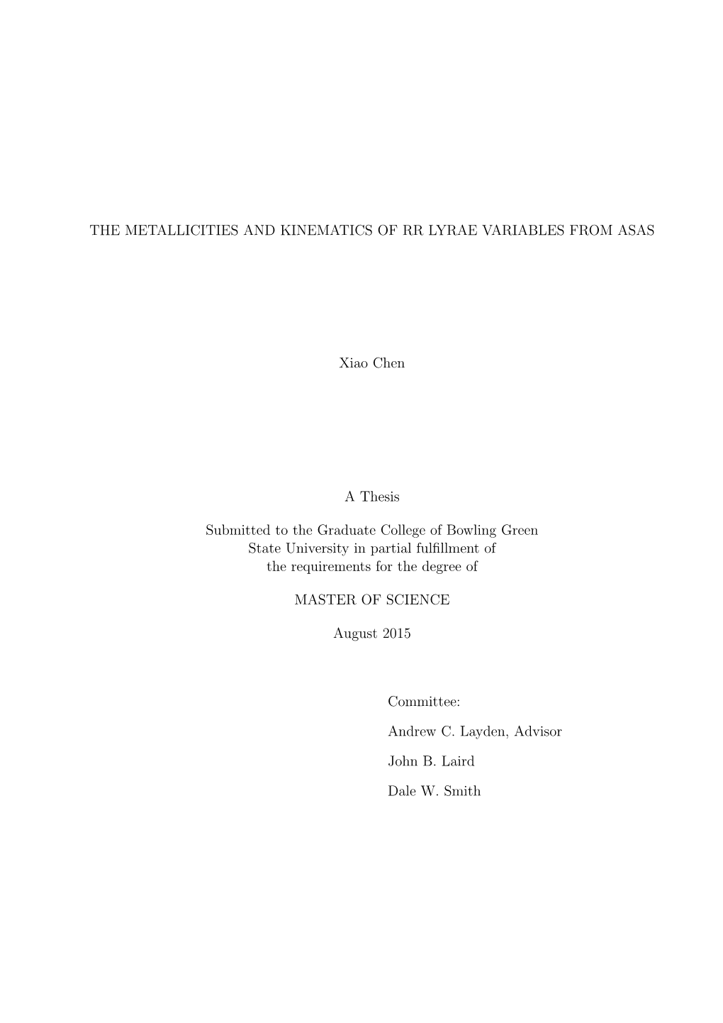 The Metallicities and Kinematics of Rr Lyrae Variables from Asas