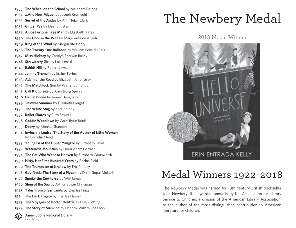 The Newbery Medal