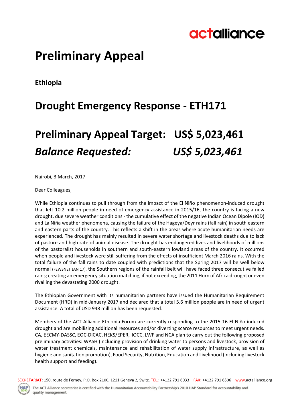 Preliminary Appeals 03 2017 Drought Emergency