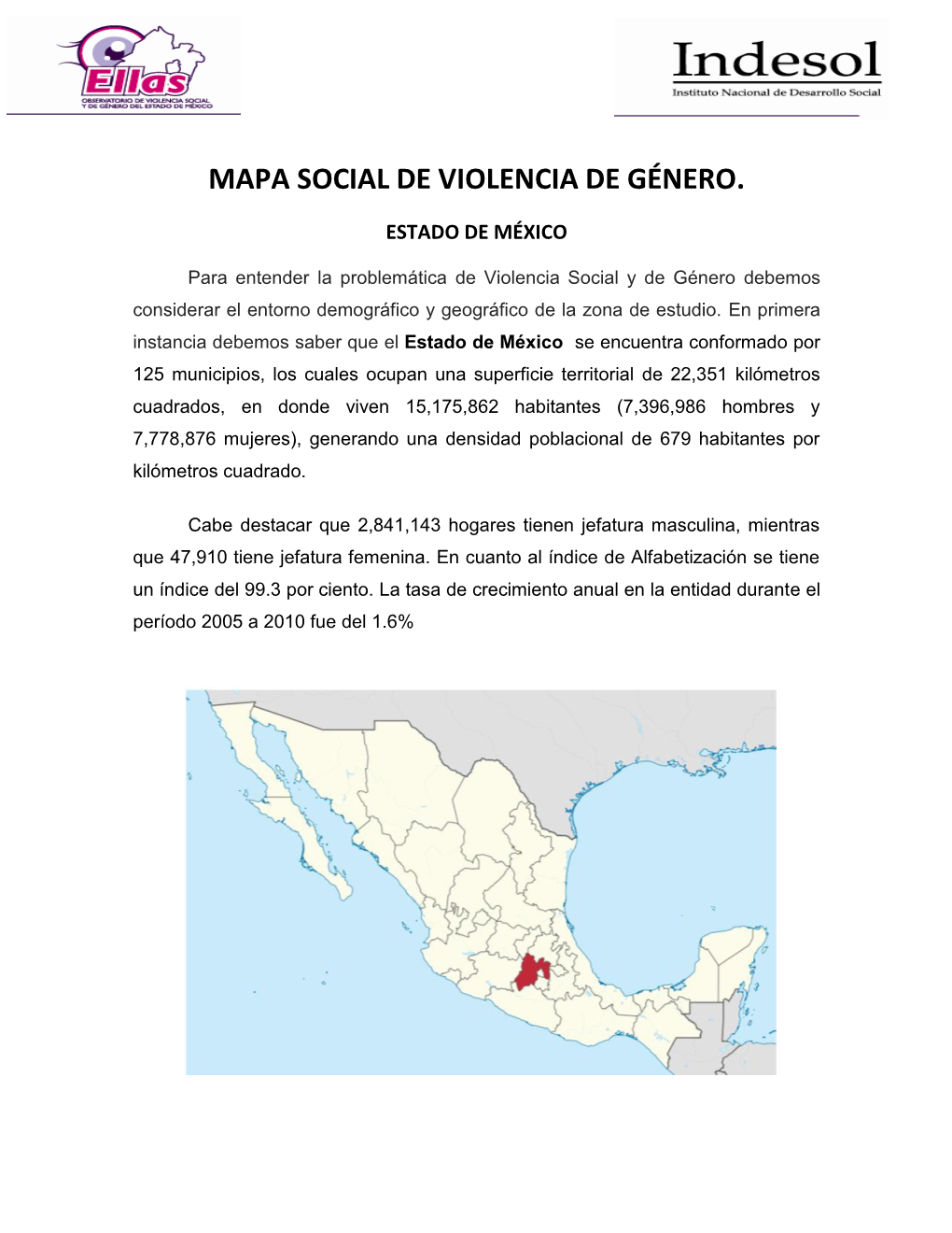 Mapa Social De Violencia De Género