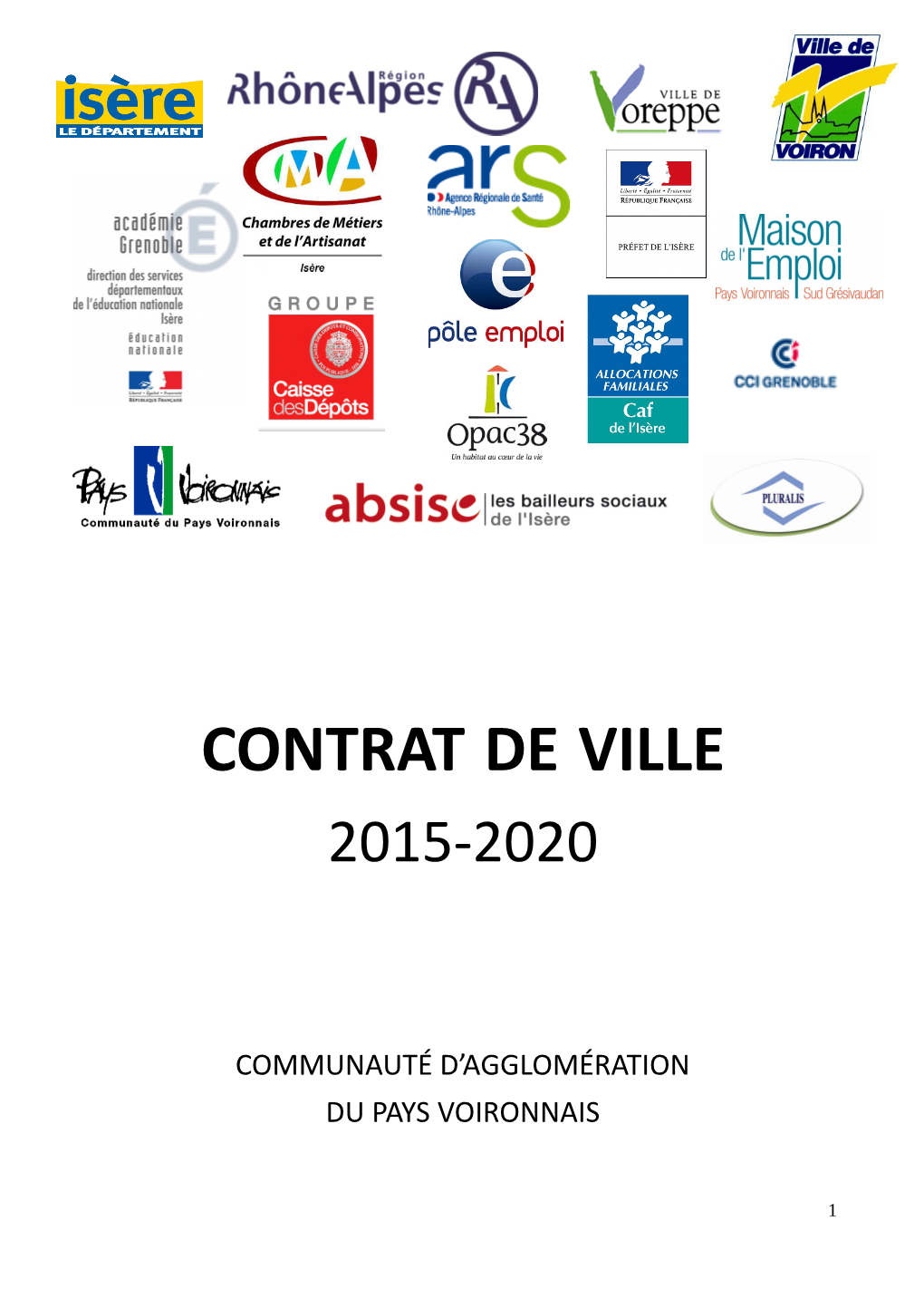 Contrat De Ville 2015-2020