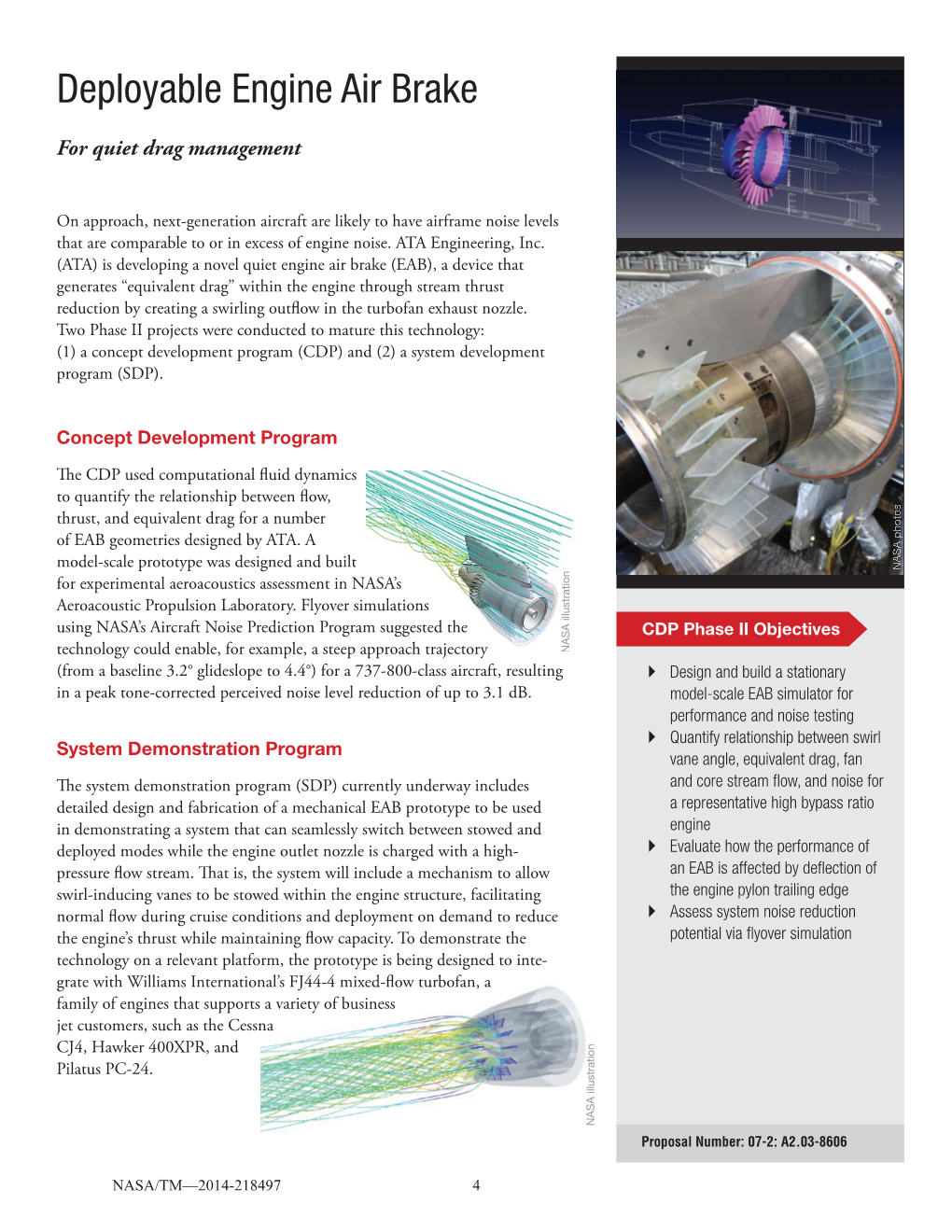 Deployable Engine Air Brake