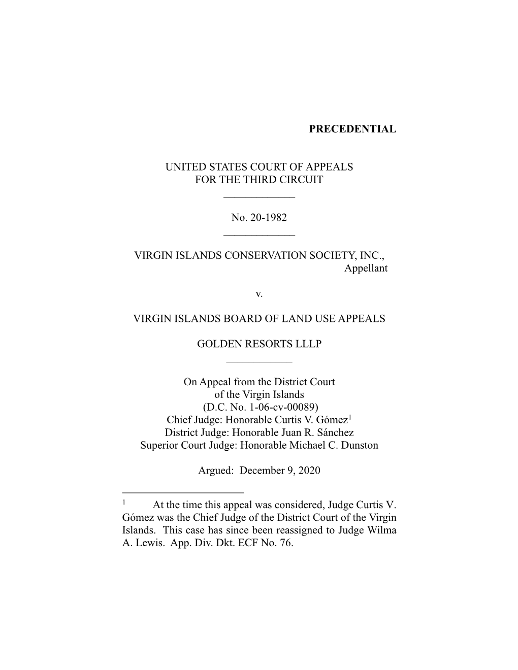 No. 20-1982 ___VIRGIN ISLANDS CONSERV
