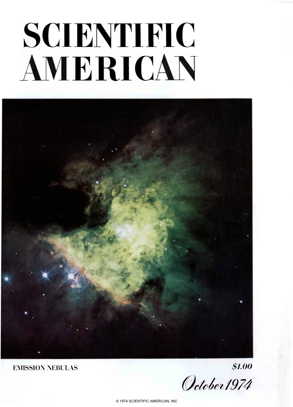 Scientific American, October, 1974