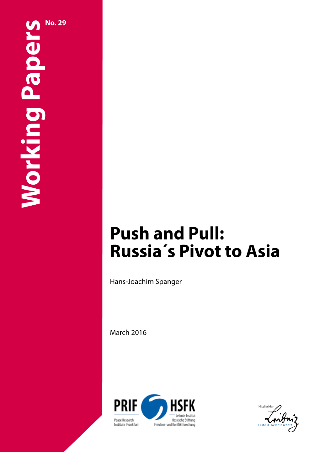 Russia's Pivot to Asia