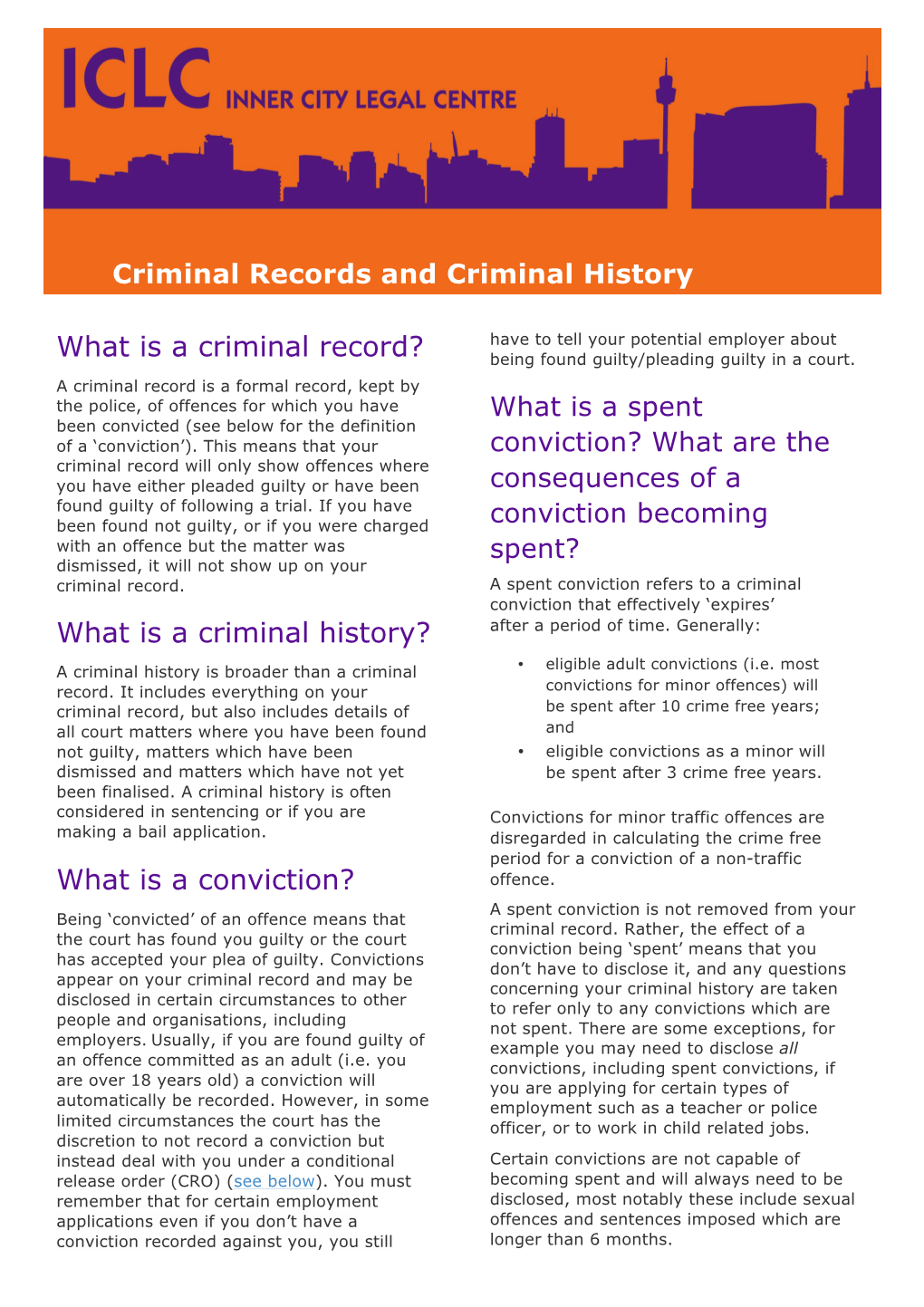 What Is a Criminal Record? What Is a Criminal History? What Is A