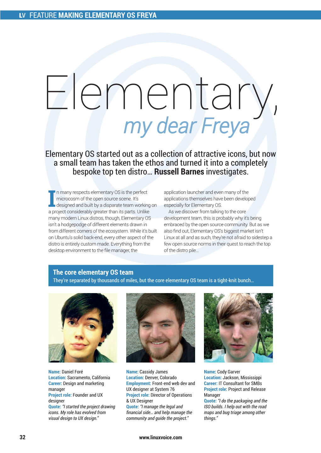 My Dear Freya