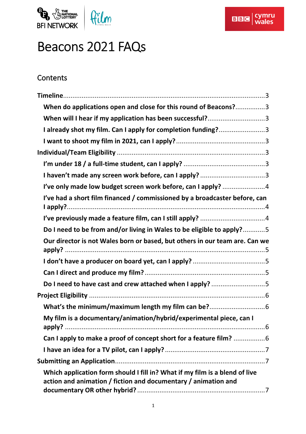 Beacons Faqs 2021