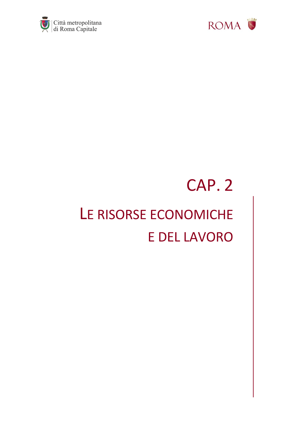 Le Risorse Economiche E Del Lavoro