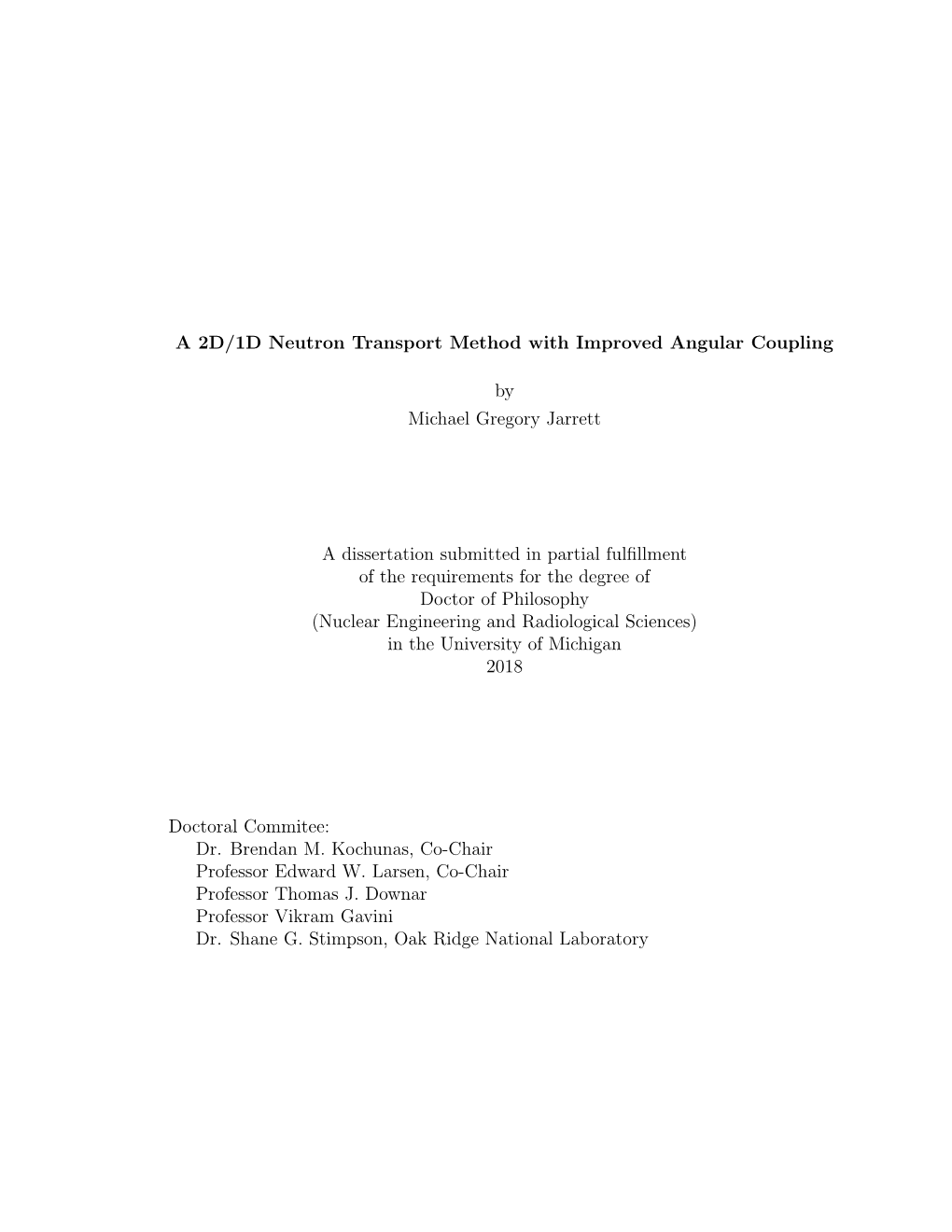 A 2D/1D Neutron Transport Method with Improved Angular Coupling