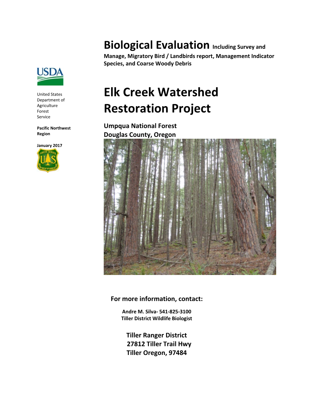 Elk Creek Watershed Restoration Project