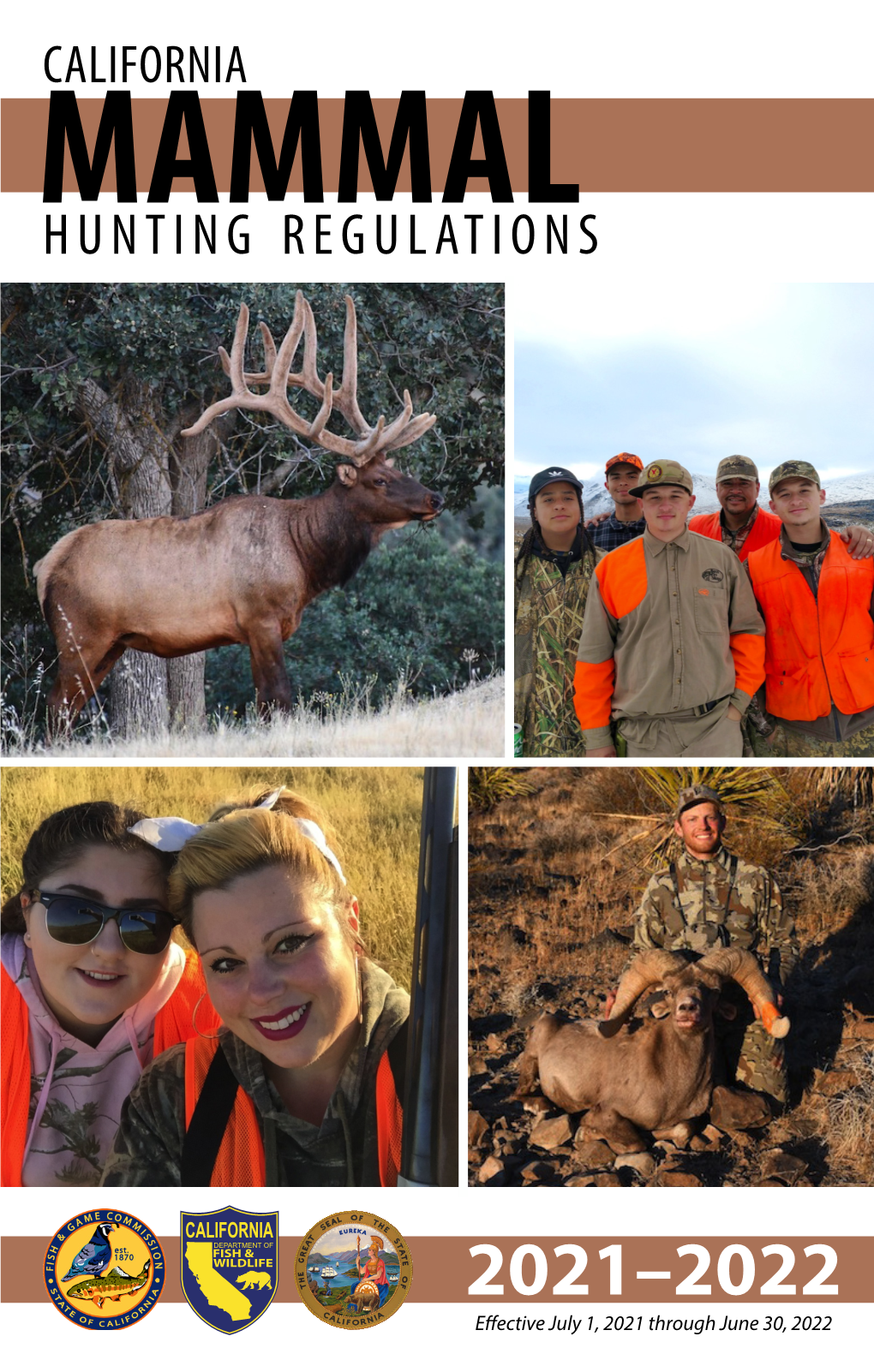 2020-2021 California Mammal Hunting Regulations