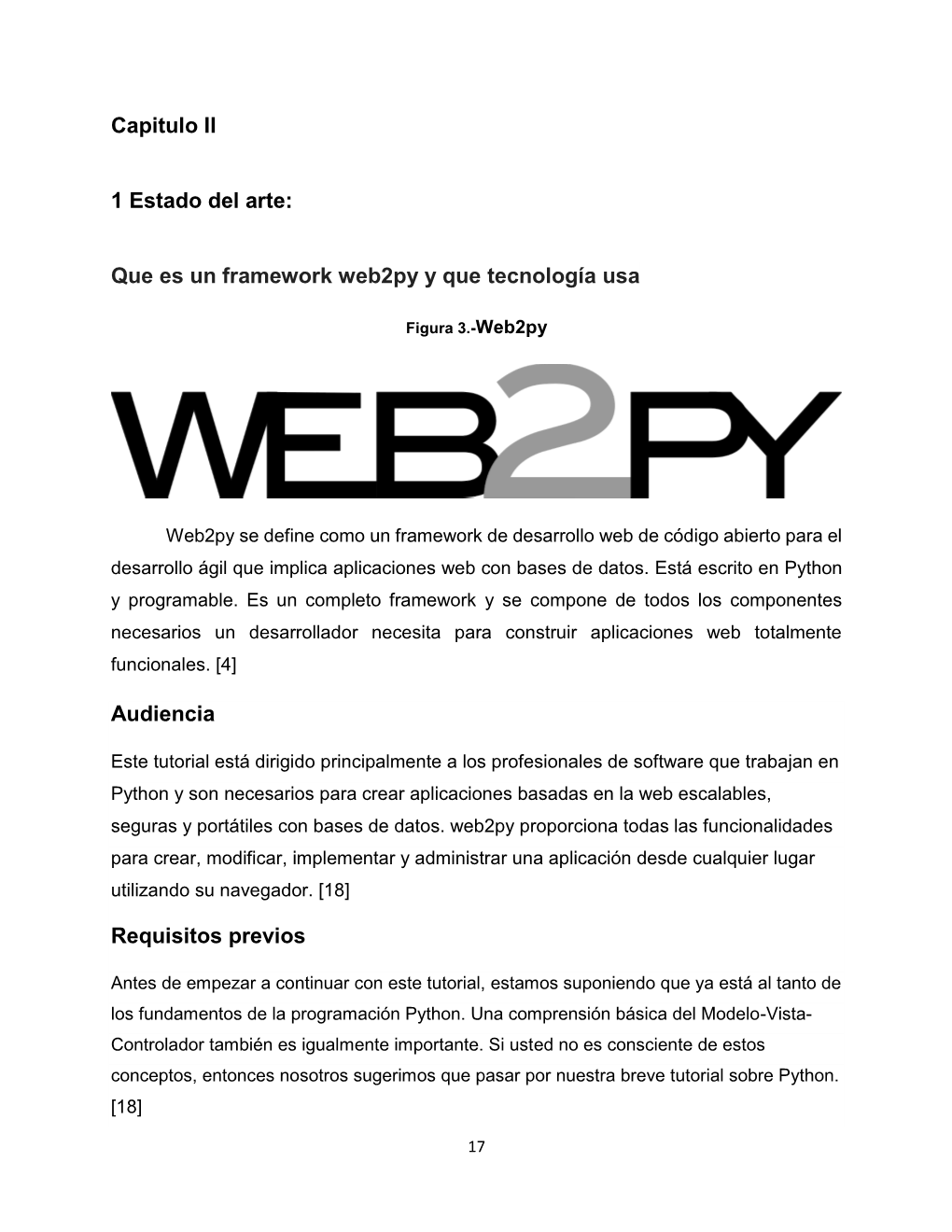 Capitulo II 1 Estado Del Arte: Que Es Un Framework Web2py Y Que