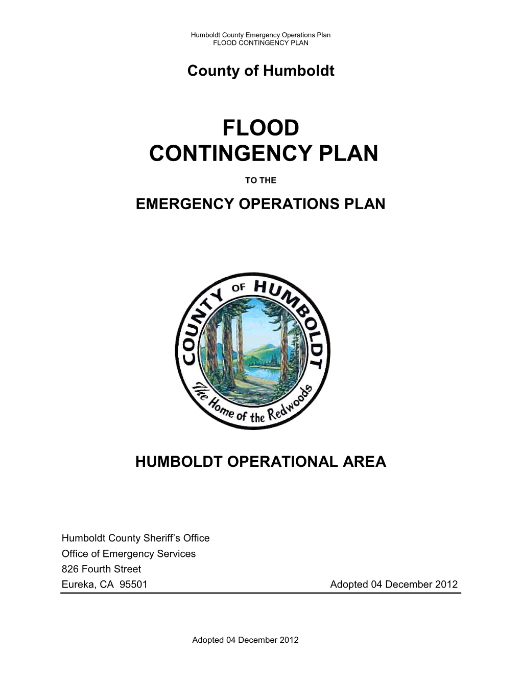 Flood Contingency Plan