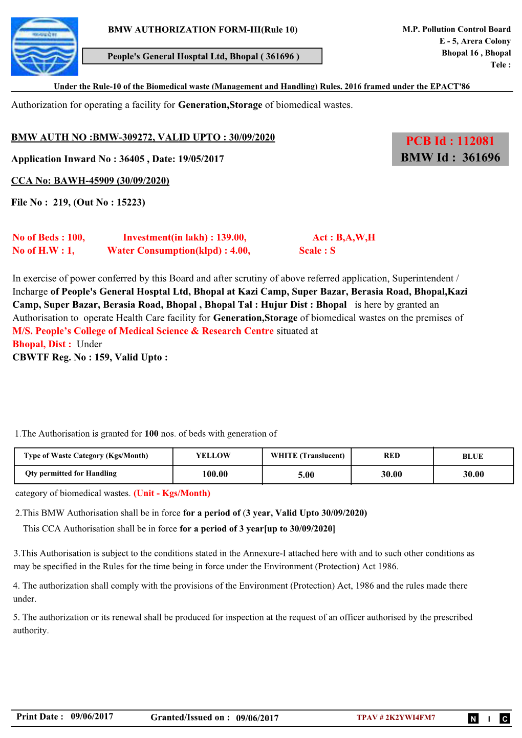 Berasia PCB Permission