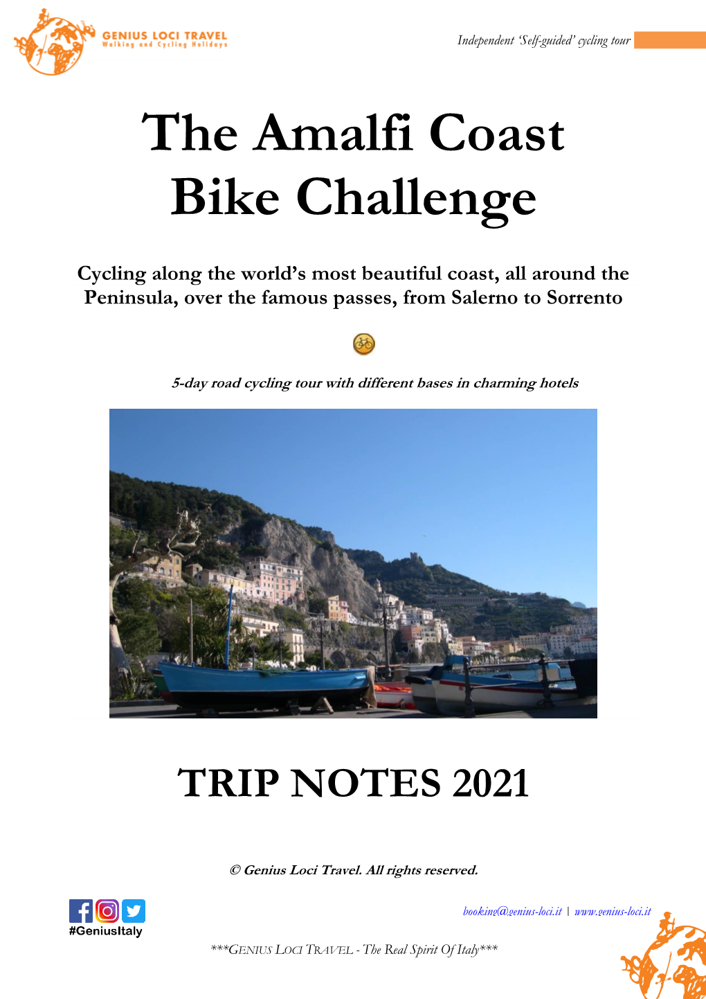 The Amalfi Coast Bike Challenge