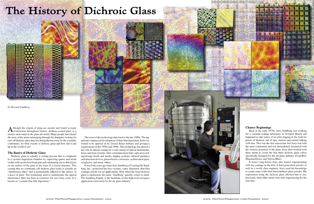 The History of Dichroic Glass