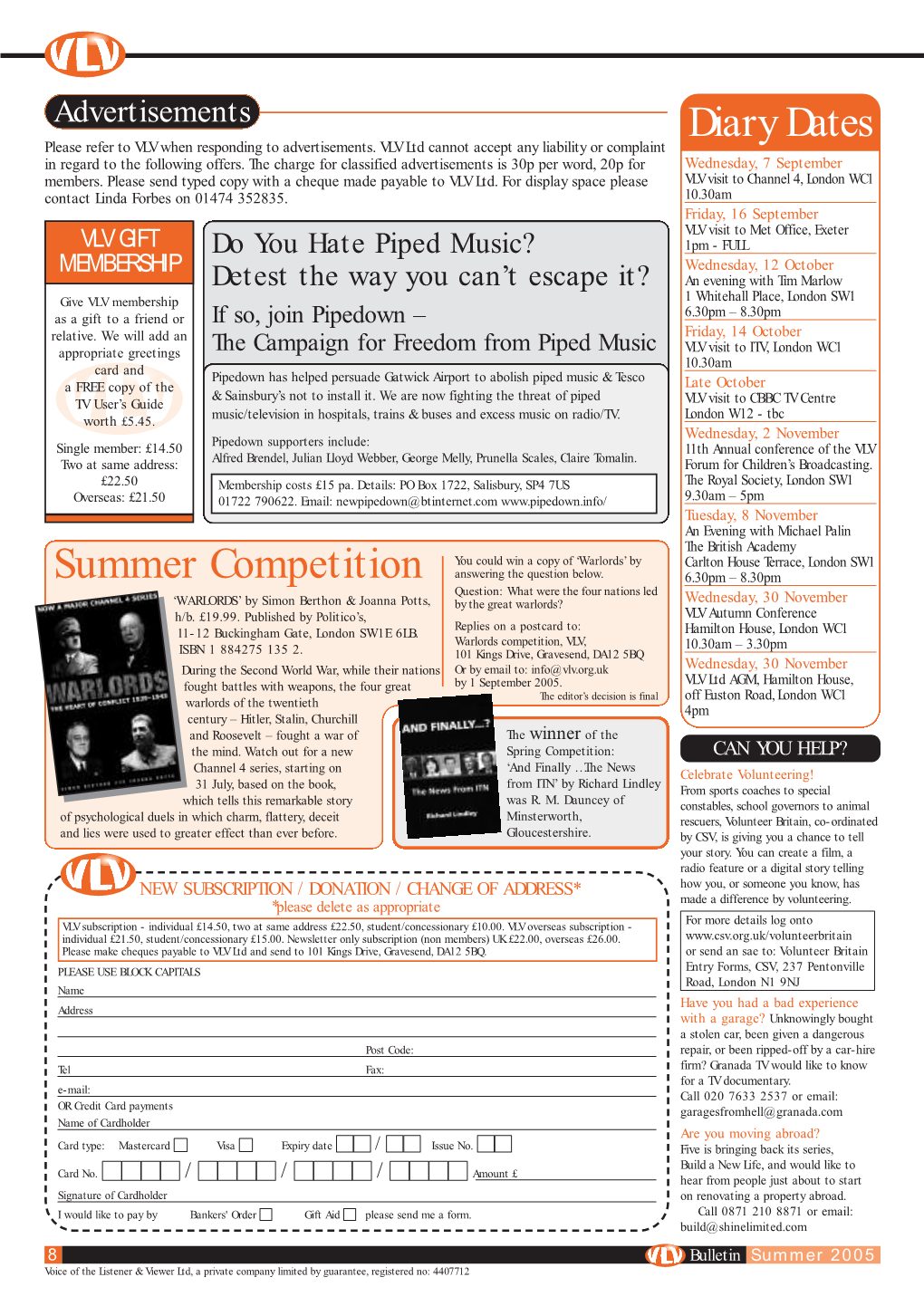 Autumn 2005 Bulletin 83